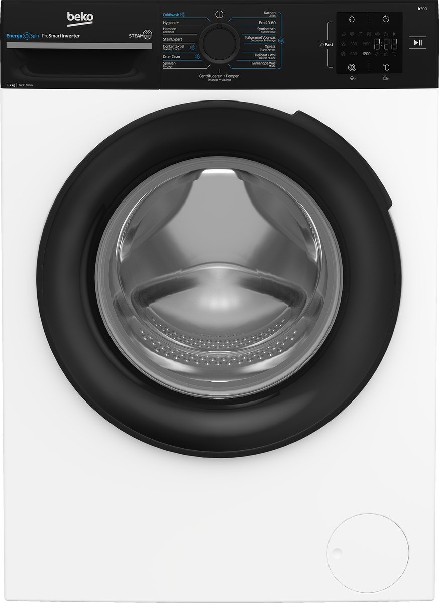 Beko BM3WFU3741B EnergySpin - Wasmachine