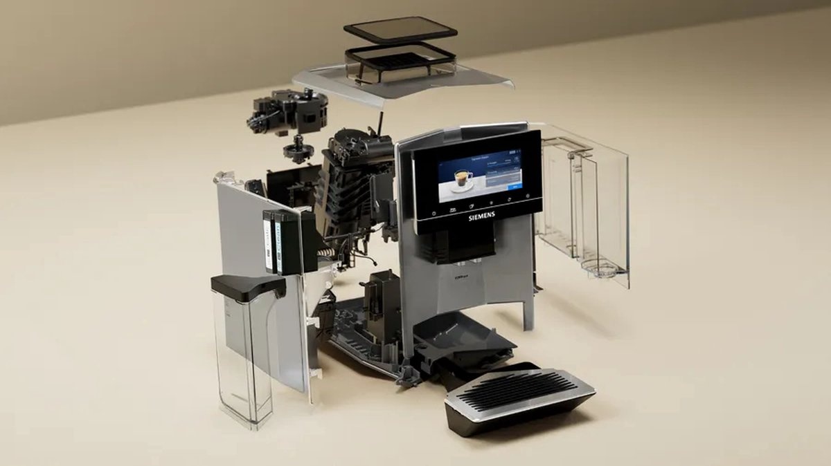 Siemens TQ907FZ3 EQ900 plus RVS - Koffiemachine