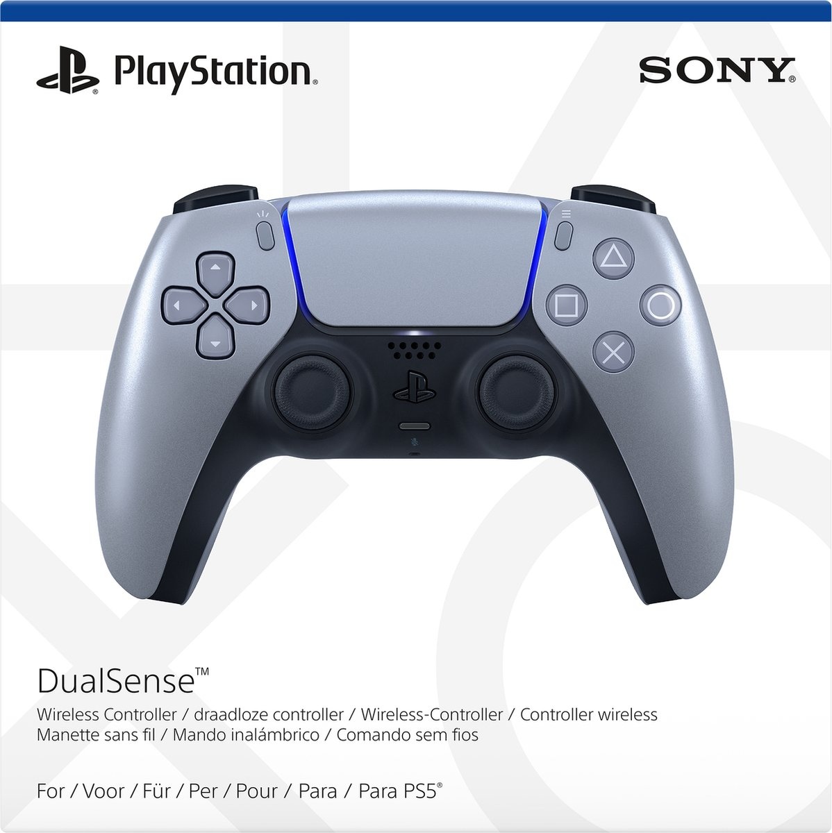 Sony PlayStation 5 DualSense Controller Sterling Silver - Controller