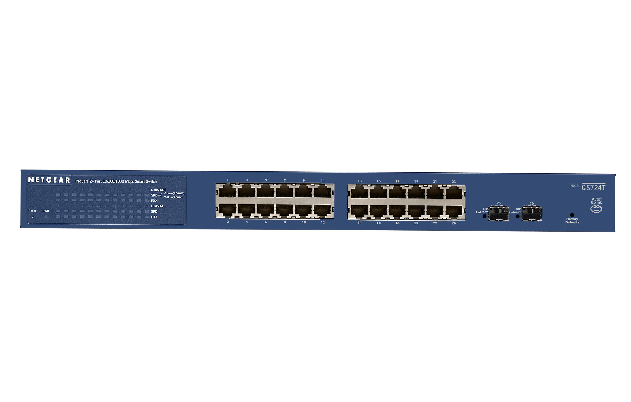 Netgear 24 Port Switch Prosafe (GS724T-400EUS) - Netwerk switch