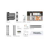 Vogel's TVM 5645 40 -77 inch Wit Draaibare tv-beugel - TV muurbeugel