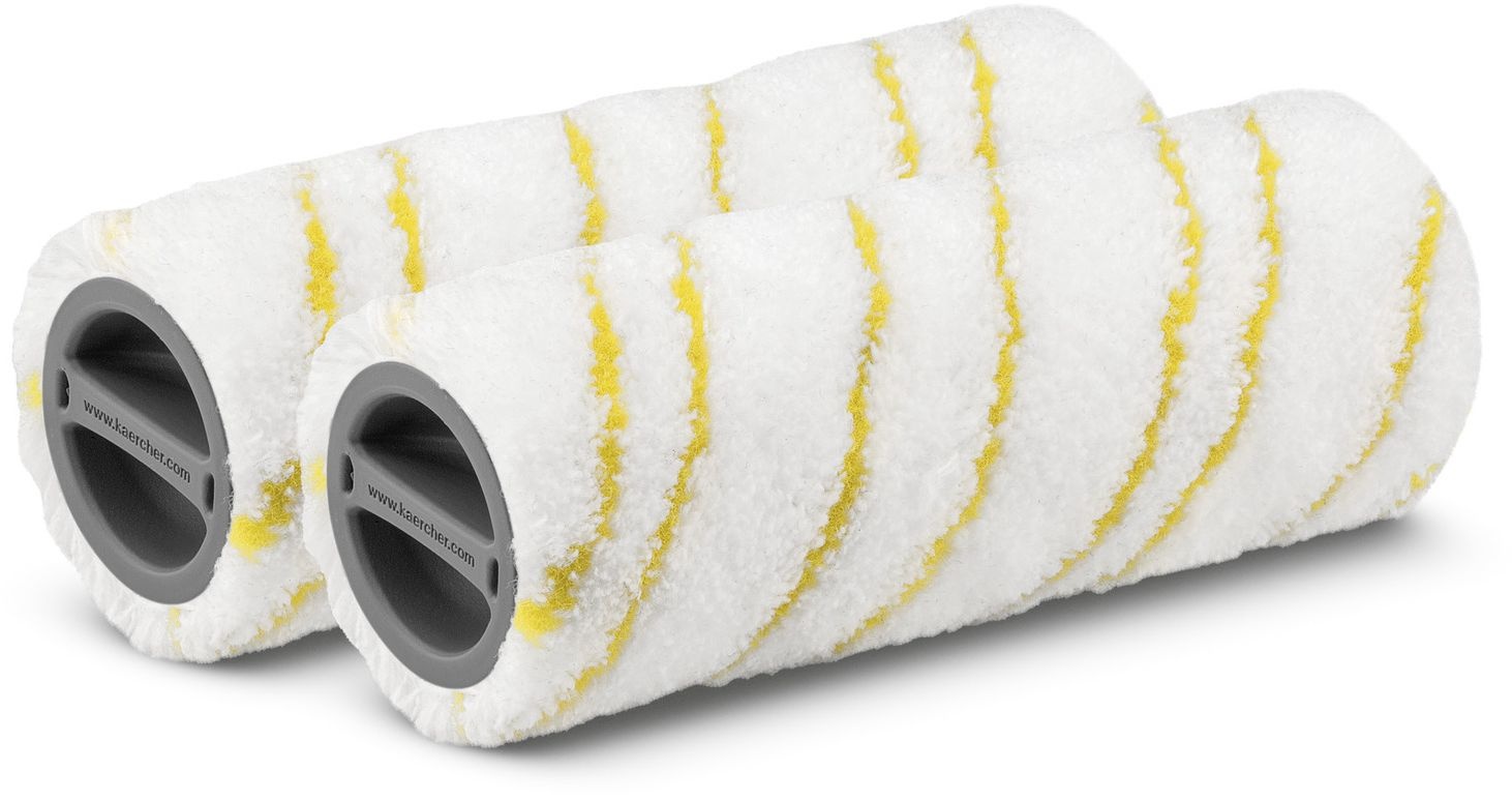Kärcher Set van 2 microvezelrollen geel - Vloerreiniger