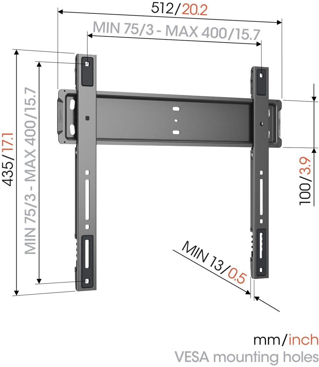 Vogel's TVM 5505 ELITE Fixed (32 tot 77 inch) - TV muurbeugel