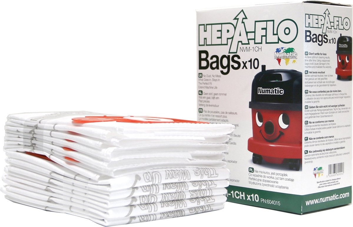 Numatic NVM1CH 10 stuks - Stofzuigerzakken