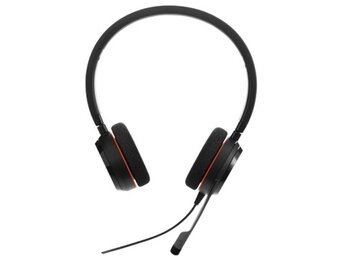 Jabra Evolve 20 MS Stereo (Zwart/Rood) - Headset