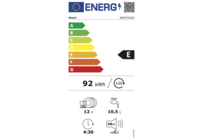 Bosch SBV2ITX22E XL - Inbouw vaatwasser