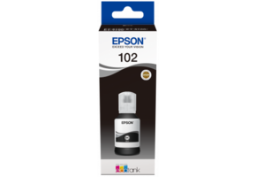Epson Inktflesje Ecotank 102 Zwart - Inktcartridge