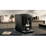 Siemens EQ300 TF301E09 Piano Black - Koffiemachine