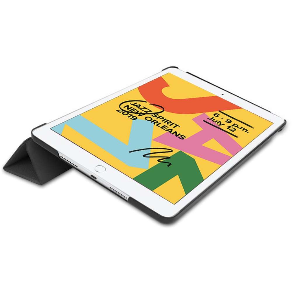 Just in Case Smart Tri-Fold Case voor Apple iPad 10.2 Zwart - Beschermhoes