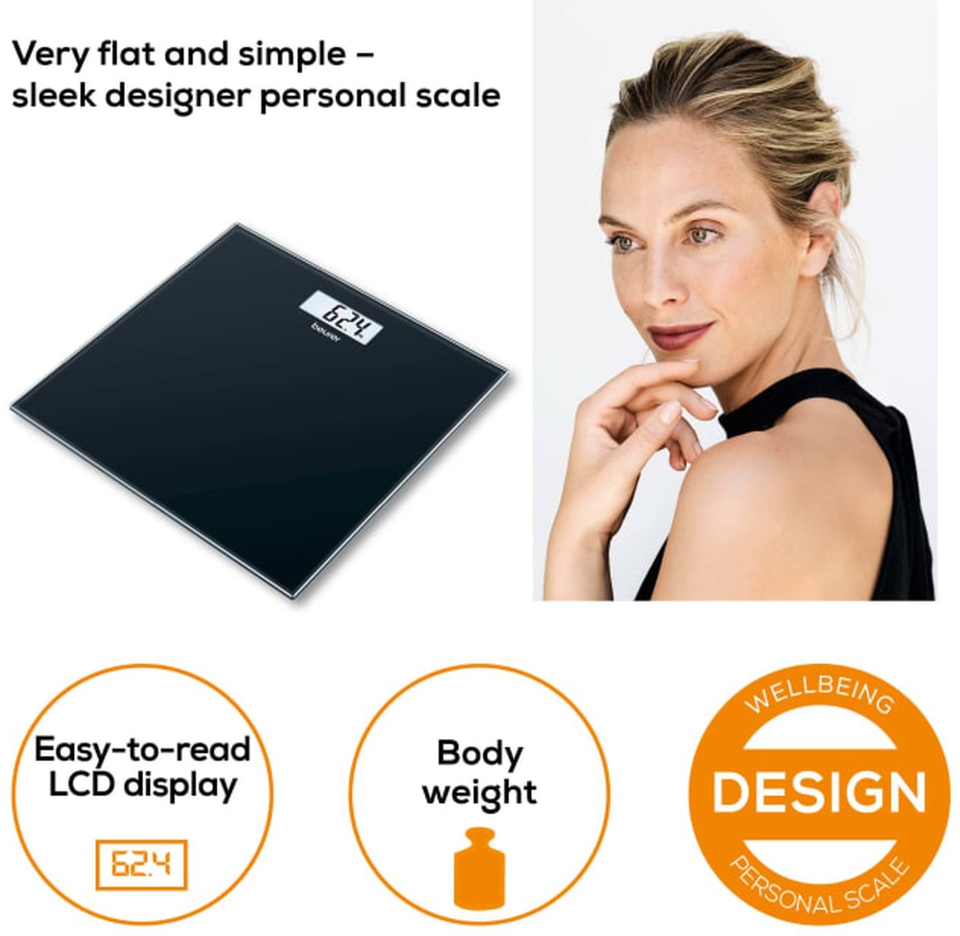 Beurer GS 10 Black - Personenweegschaal