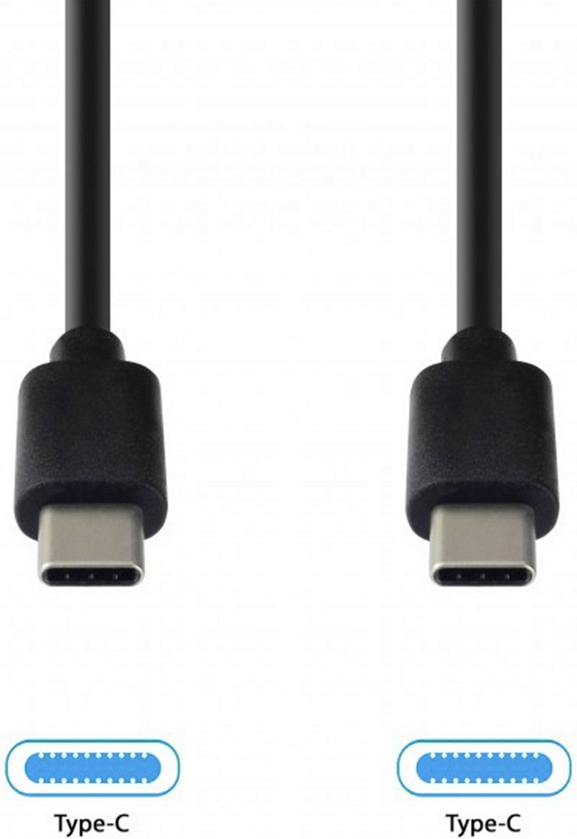 Grab 'n Go USB-C kabel Zwart 2 meter