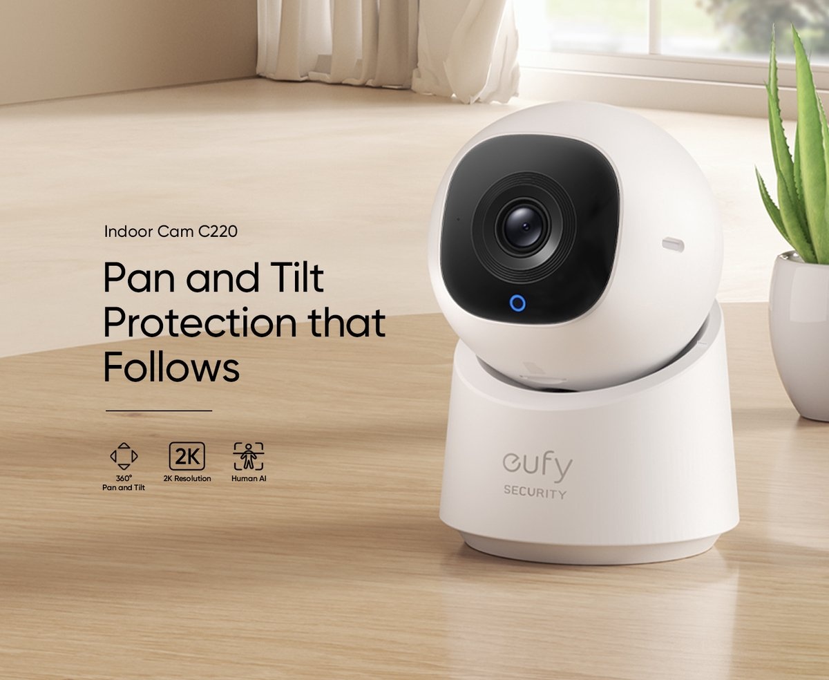 Eufy Indoor Cam C220 - Beveiligingscamera
