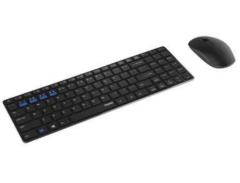 Rapoo 9300M Zwart - Toetsenbord + muis set