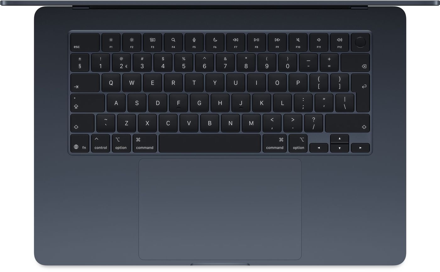 Apple MacBook Air 15 inch (2025) M4 (10 CPU/10 GPU) 16GB/256GB Middernacht - Laptop