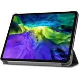 Just in Case Smart Tri-Fold voor iPad Pro 12.9 Zwart - Tablethoes