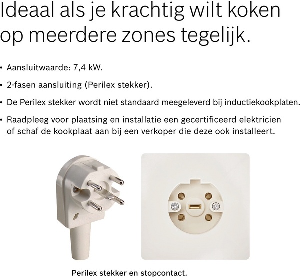 Bosch PIE63KBB5E Serie 4 - Inductiekookplaat