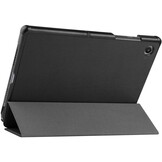 Just in Case Smart Tri-Fold Case - Samsung Galaxy Tab A8 - Zwart - Tablethoes
