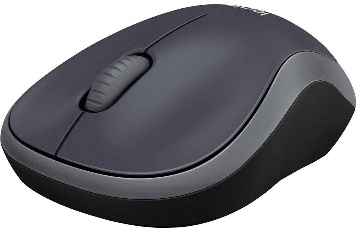 Logitech M185 Grijs/Zwart - Muis