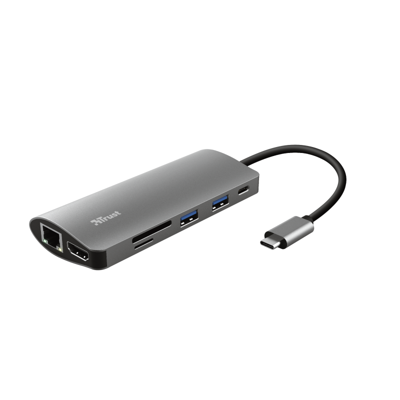 Trust Dalyx 7-in-1 USB-C-adapter - Adapter