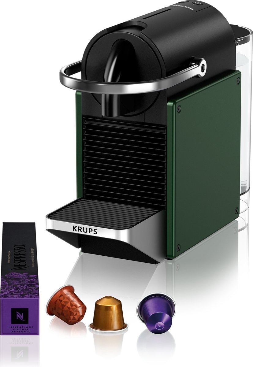 Krups Nespresso Pixie XN3063 Groen - Koffiemachine