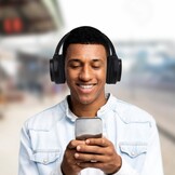 Denver BTN-210B - Draadloze koptelefoon