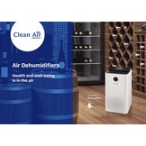 Clean Air Optima CA-704 Smart Wit/zwart - Luchtontvochtiger