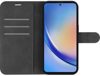 Just in Case Samsung Galaxy A35 Premium Wallet Zwart - Telefoonhoesje