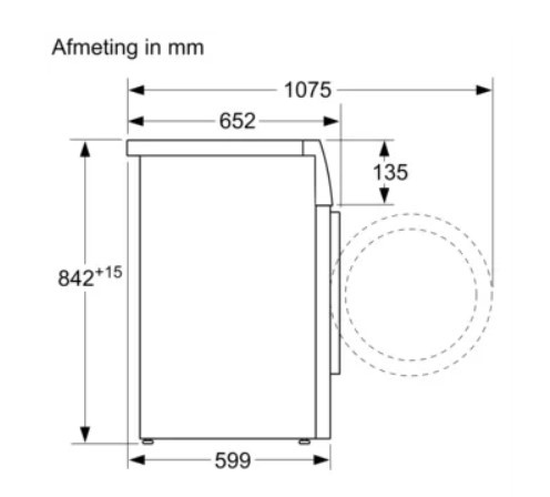 Siemens WT7U4600NL - Warmtepompdroger