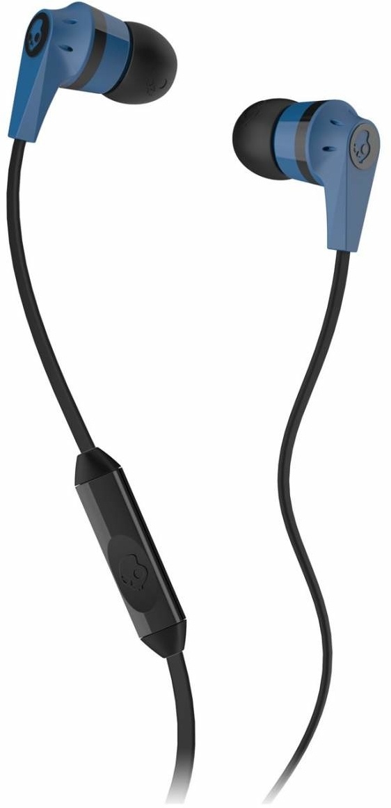 Skullcandy S2IKDY-101 INK'D 2 W/MIC blauw/zwart In-Ear oordopjes - Oordopjes