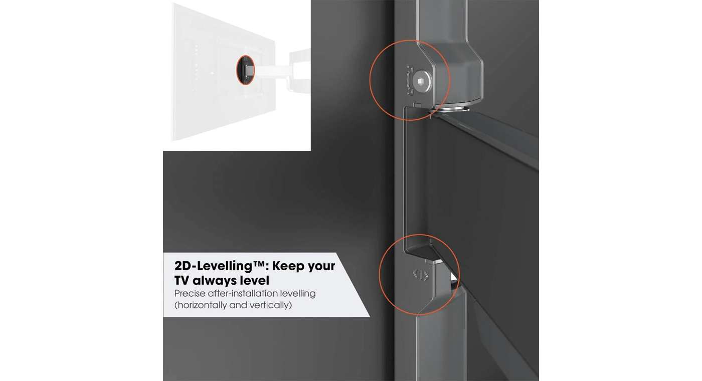 Vogel's TVM 5845 55 -100 inch zwart Draaibare tv-beugel - TV muurbeugel