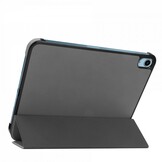 Just in Case Smart Tri-Fold Case - Apple iPad 2022 - Grijs - Tablethoes