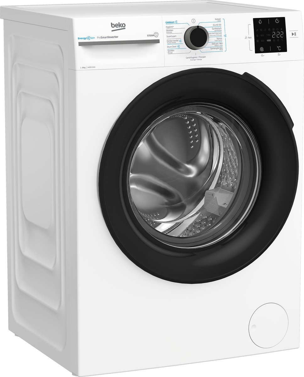 Beko BM3WFT3941B EnergySpin - Wasmachine