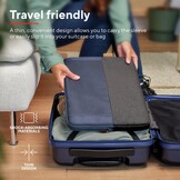 Trust Lisboa 16 inch laptop sleeve Blauw - Laptoptas