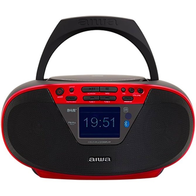 Aiwa BBTU-500DAB Rood - Radio