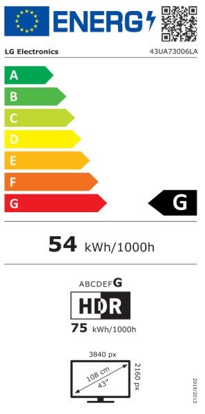 LG 43UA73006LA (2025) - LED TV