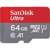 Sandisk Ultra microSDXC 64GB + SD-adapter - Geheugenkaart
