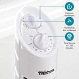 Tristar VE-5905 Wit - Torenventilator