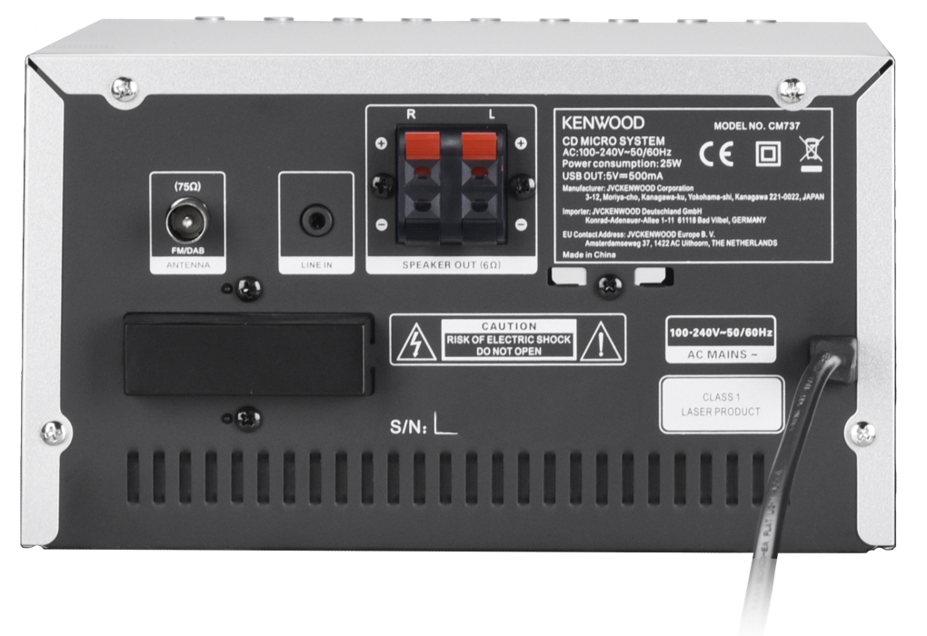 Kenwood M-7000S Zilver - Stereo set