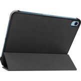 Just in Case iPad 2025 (11th Gen) / iPad 2022 (10th Gen) Smart Tri-Fold Case Zwart - Tablethoes