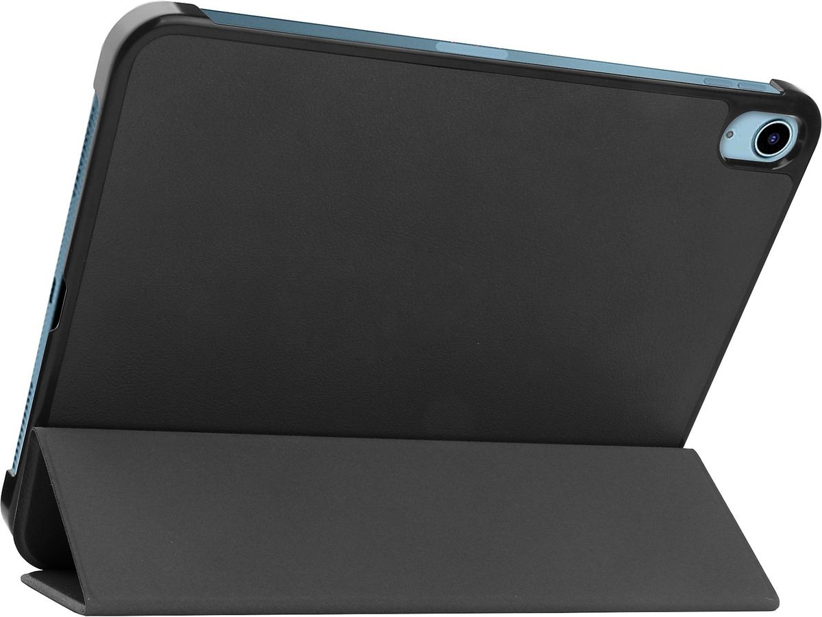 Just in Case iPad 2025 (11th Gen) / iPad 2022 (10th Gen) Smart Tri-Fold Case Zwart - Tablethoes