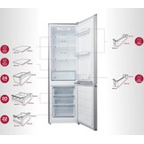 Inventum KV1808R - Koel-vriescombinatie