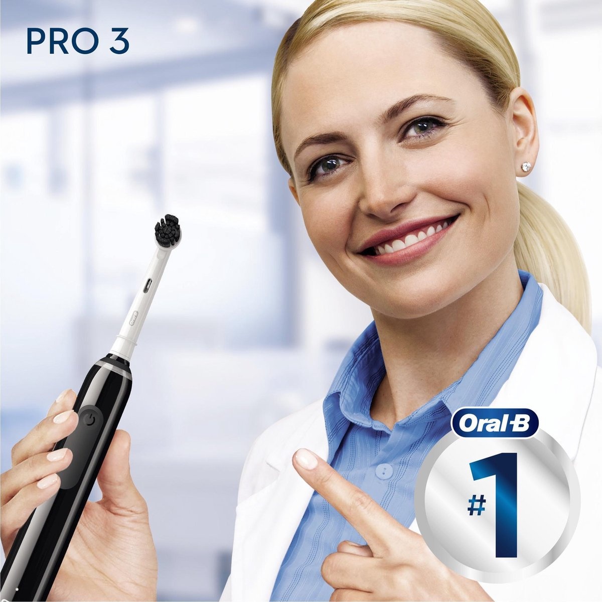 Oral-B Pro 3 3000 Pure Clean Zwart - Elektrische tandenborstel