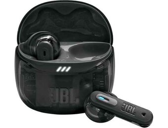 JBL Tune Flex 2 Transparant zwart - Draadloze oordopjes