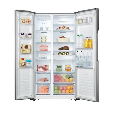 ETNA AKV578RVS - Amerikaanse koelkast