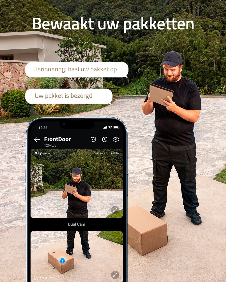 Eufy Dual 2 Pro + HomeBase 2 - Deurbel