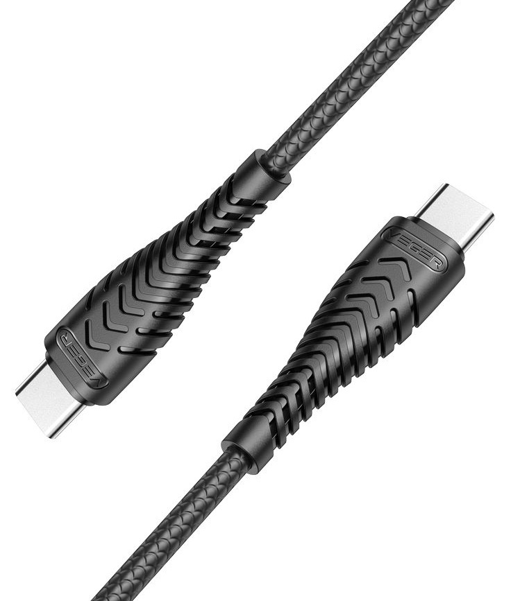 Veger V106 USB-C naar USB-C kabel 1.2m Nylon