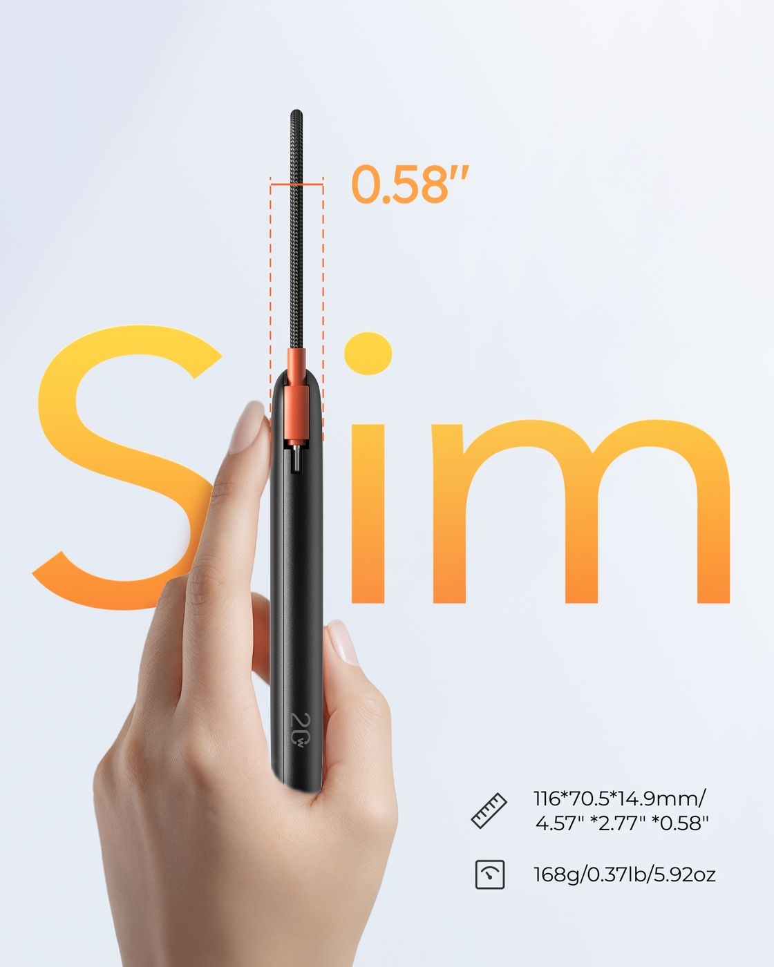 Veger K1C W1189 10.000 mAh Zwart - Powerbank