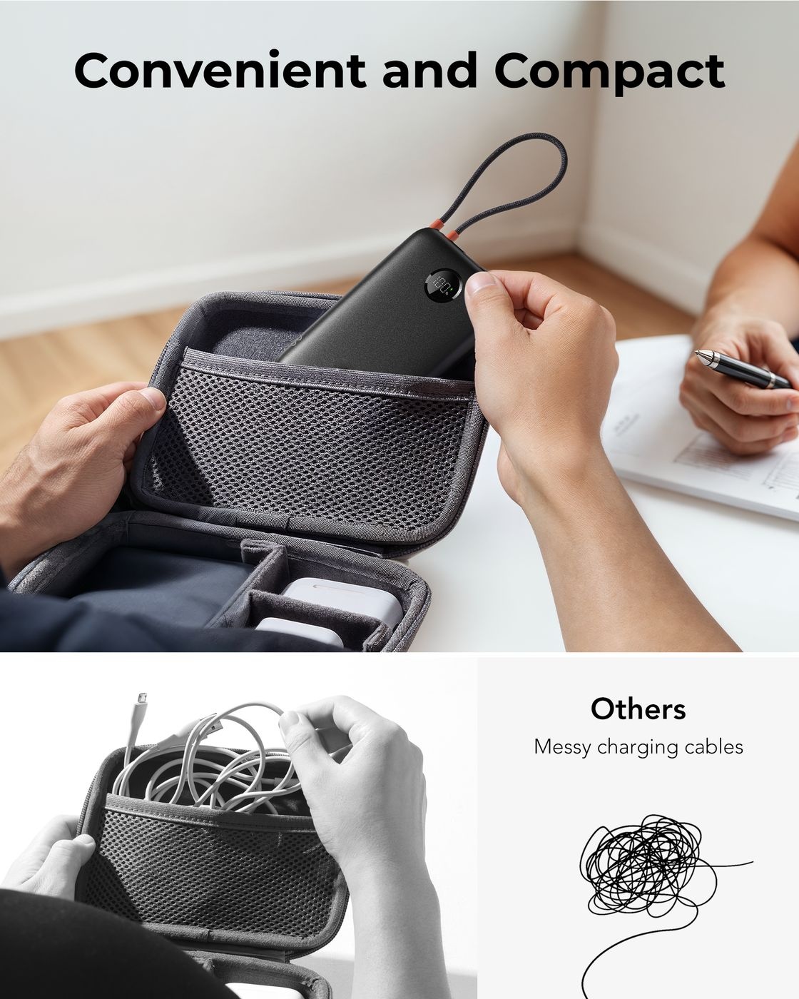 Veger K1C W1189 10.000 mAh Zwart - Powerbank