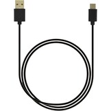 Grab 'n Go USB-A naar USB-C Kabel 1 Meter Zwart