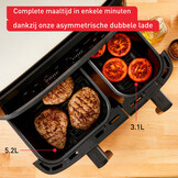 Tefal Easy Fry & Grill Dual EY905D 8.3L XXL - Hetelucht friteuse